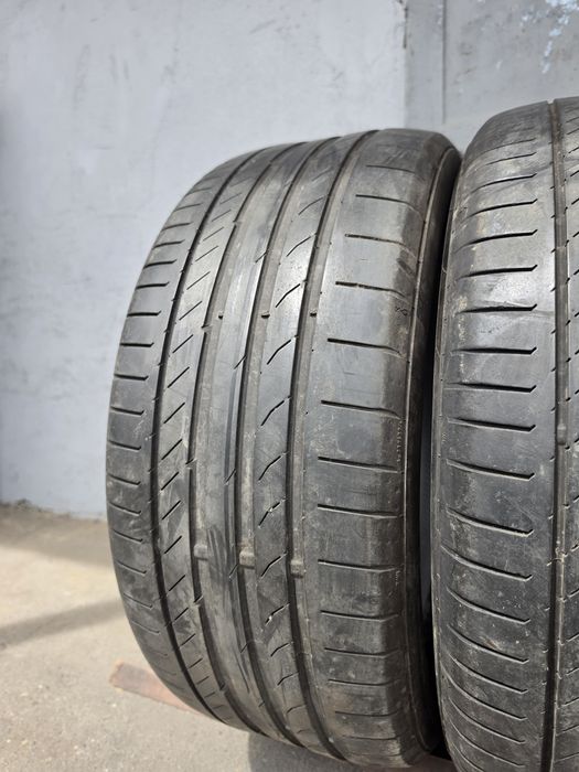 4 бр. летни гуми 225/50/17 Continental AO DOT 2x1821 2x0919 4-5 mm