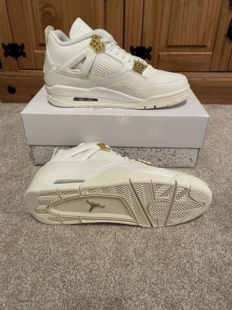 #NOU# Nike Air Jordan 4 Metallic Gold #Verificare Colet#