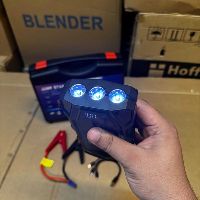 Ново Поколение 2000A 18000 mAh Дигитално Стартерно у-во в куфар