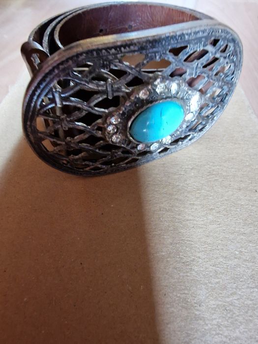 Кожен колан с катарама