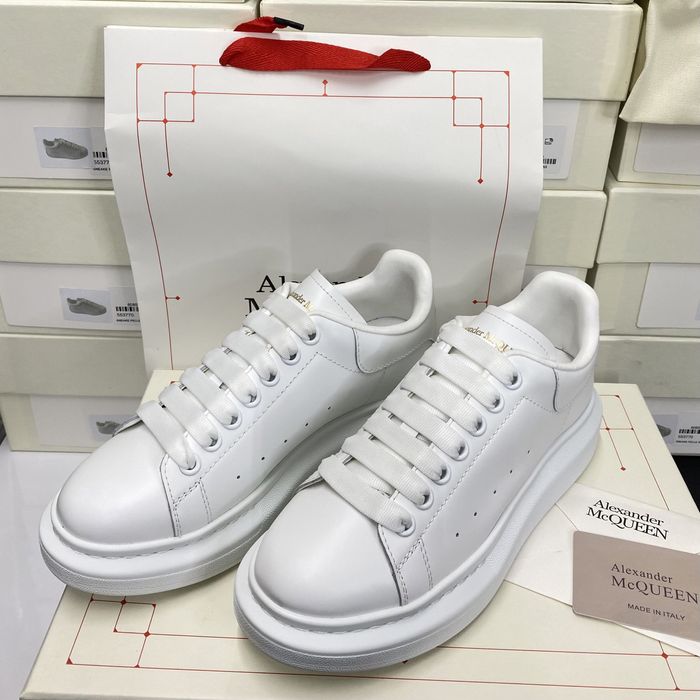 Alexander McQueen Made Italy Full Box 100% Piele Alb Marimi 36 37 38 39 40