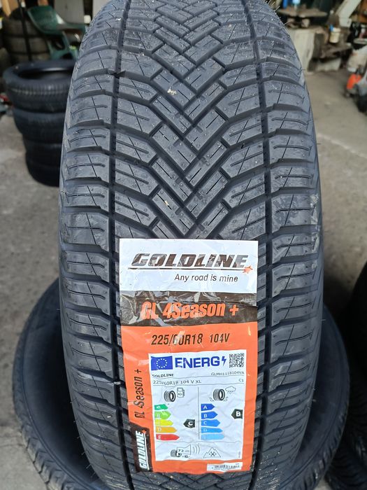 НОВИ ВСЕСЕЗОННИ -18цола-225/60-1бр.-85€-"GOLDLINE"-с монтаж и баланс.