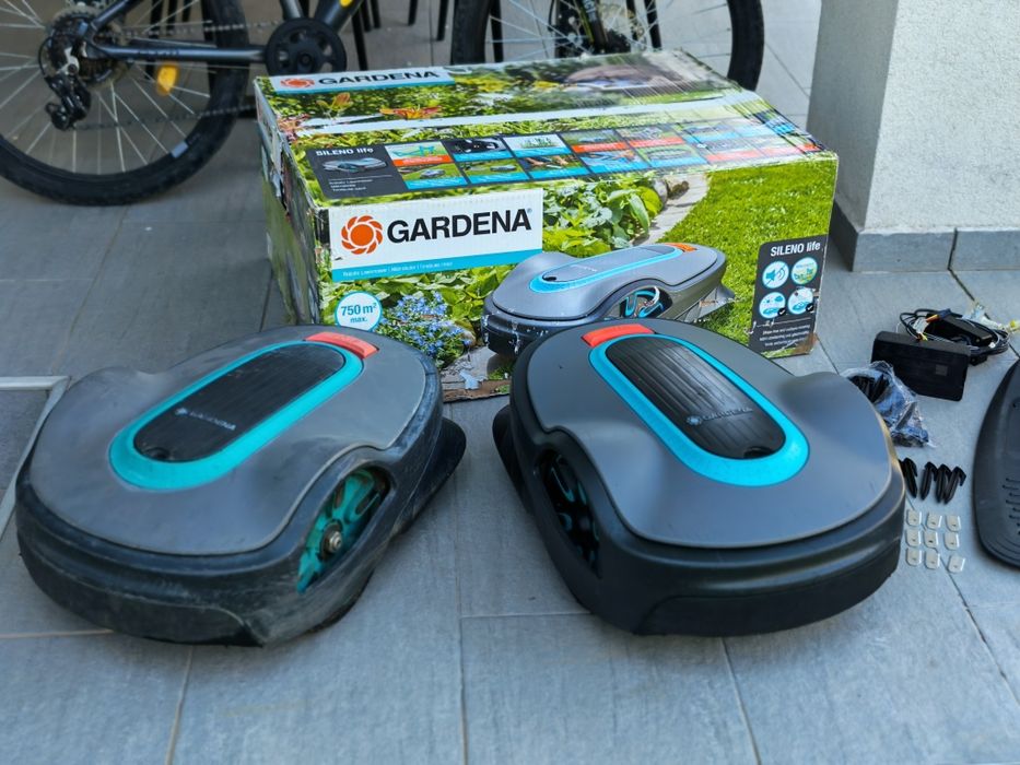 Robot gazon Gardena Sileno Life 750 + robot piese schimb