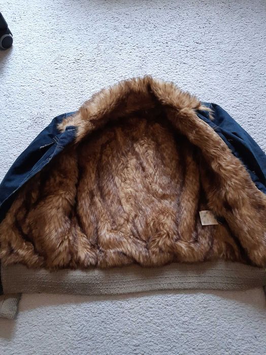 Geaca blugi imblanita