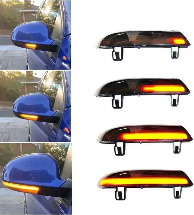OFERTA Semnalizari Dinamice fumurii LED pt. Volkswagen Passat B6 - B5.5 / Golf 5 / Jetta / Sharan - GARANTIE