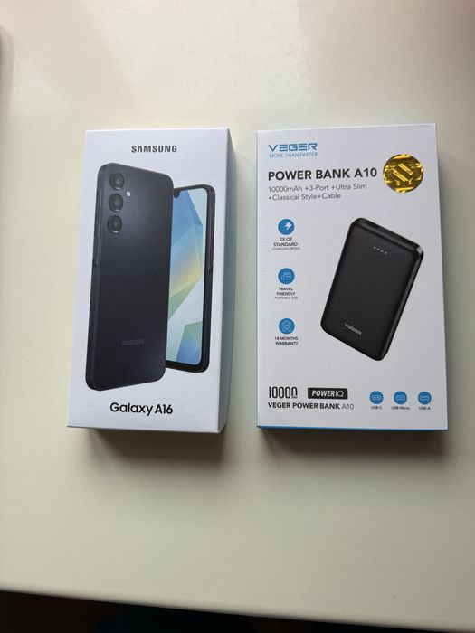 SAMSUNG Galaxy A16 + Baterie externa noi