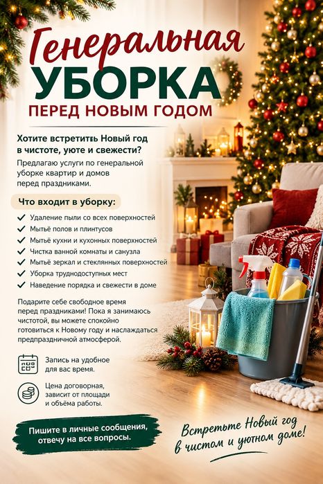 Генеральная уборка паром
