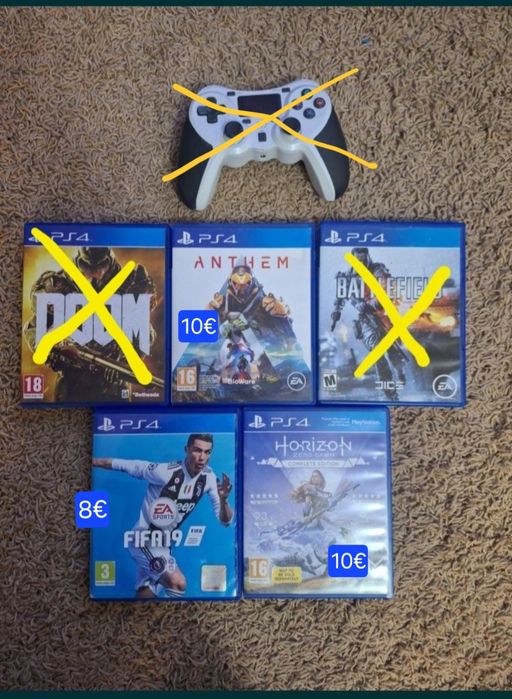 Игри за Play Station 4 ps4 пс4 Fifa 19, Anthem, Horizon