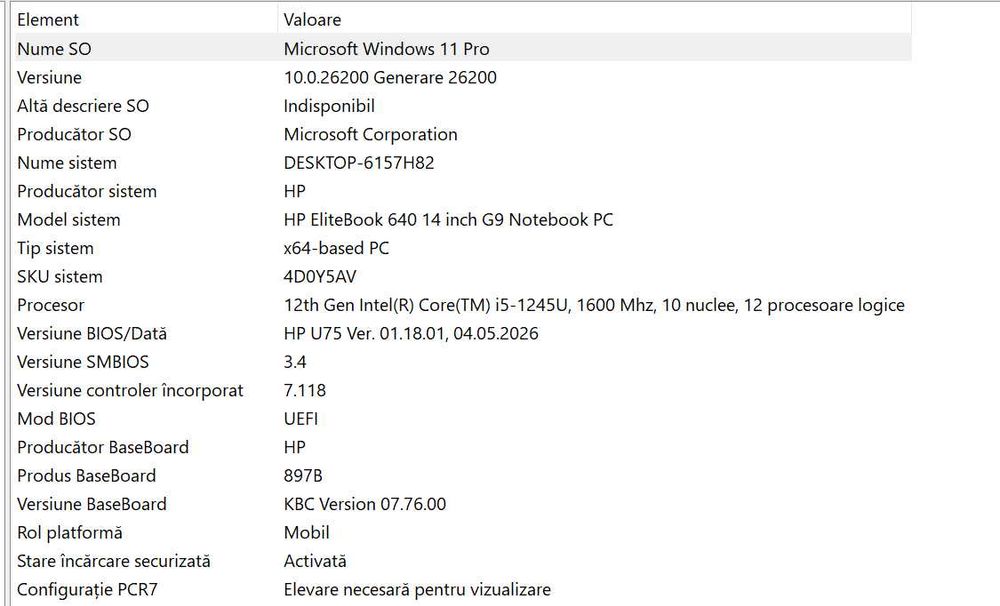 HP EliteBook 640 G9 - i5 Gen 12 (10 Cores), 16GB RAM, 256GB SSD, Win 11 Pro