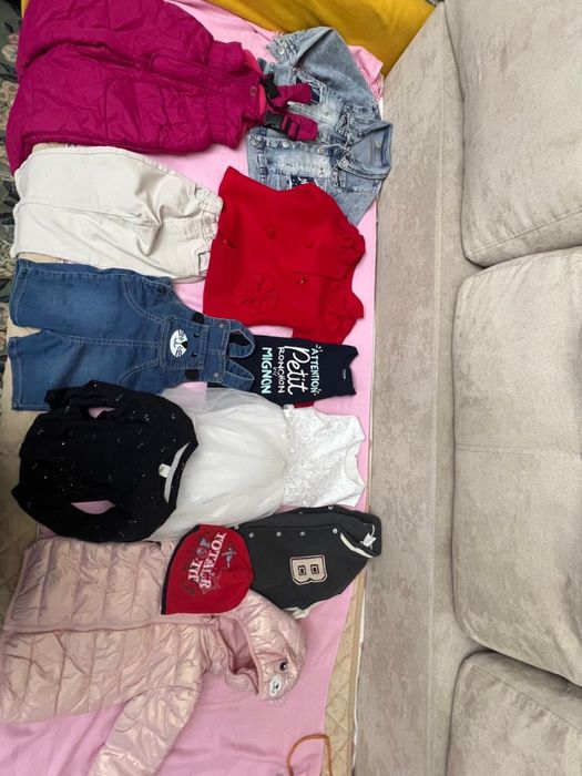 Одежда детская, подростковая пакетами в комплекте