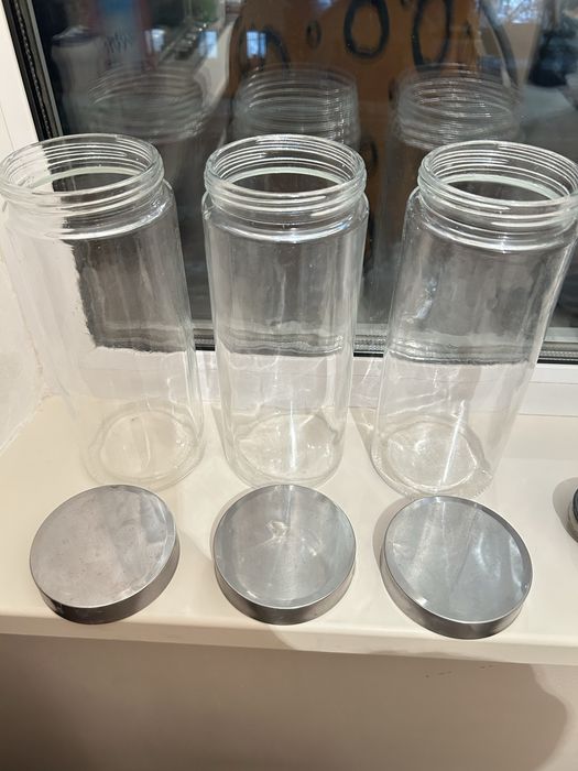 Стеклянная посуда для хранения