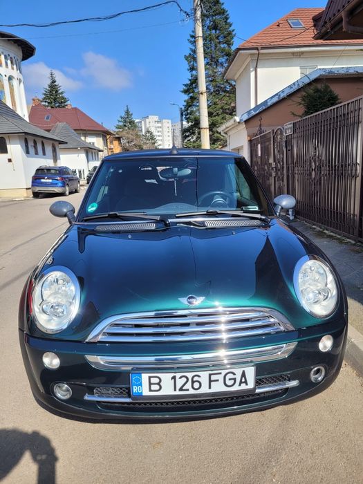 Mini Cooper/One cabrio 1.6 benzina , STARE EXCELENTA, aer conditionat, euro 4 an 2005