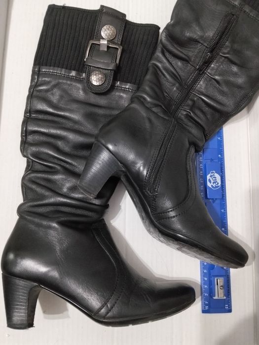 Cizme lungi piele bata 36