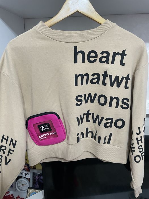 Pulover COS Bej , marimea M , material 95%bumbac,8% poliester