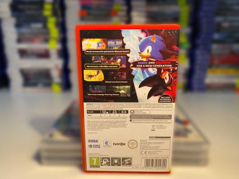 Sonic x Shadow Generations для Nintendo Switch 2/ Соник Детские