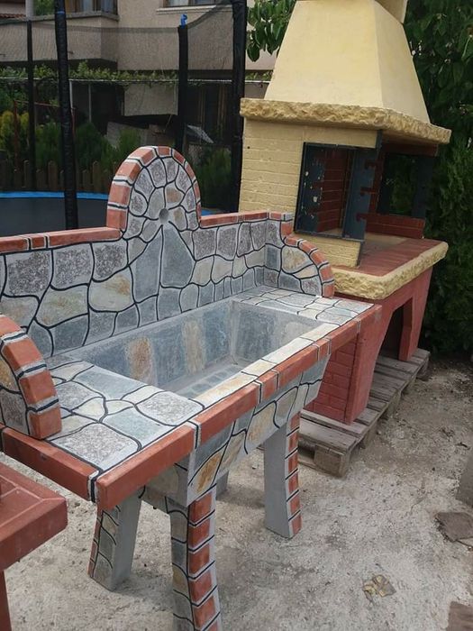 Барбекю и градинска мивка