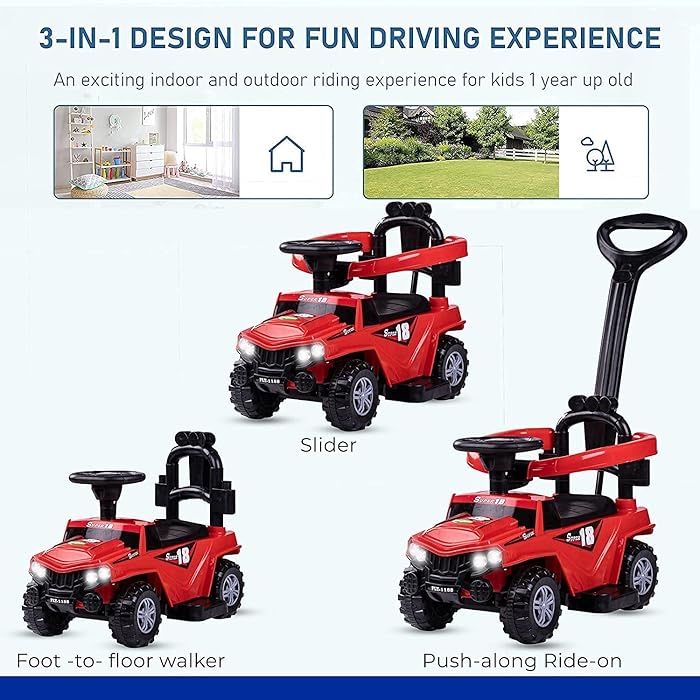 Masina jeep copii,  cu mâner parental