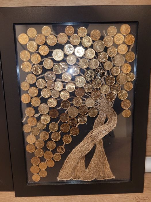 Сувенир - Пано декорация "Дървото на парите"