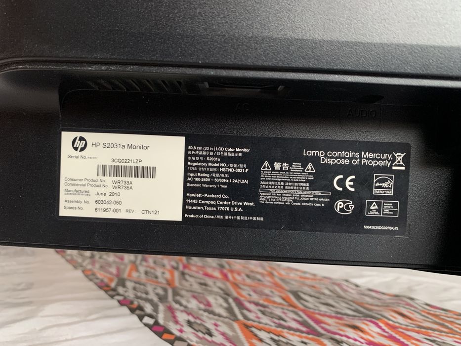 Монитор HP хорошая состояние