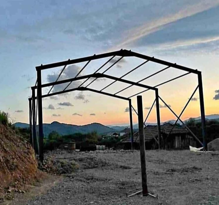 Vand structura metalica 10x10x4h ideală pt vulcanizare