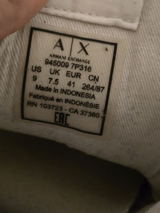 Armani Exchange оригинални сникърси