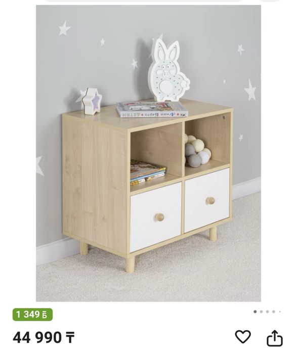 Шкаф, стеллаж, сканди стиль.