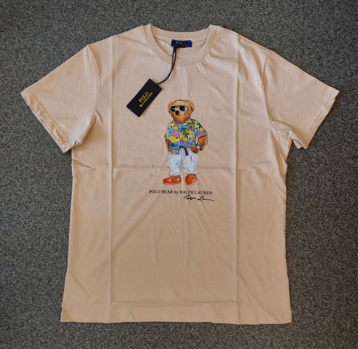 Нова мъжка тениска Ralph Lauren Polo bear фланелка мече лято памук