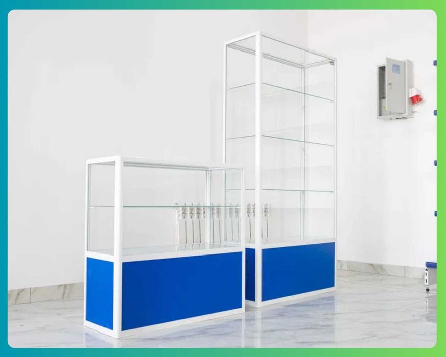 Прилавок витрина, витрина стеклянная, oynaly vitrina va prilavkalar