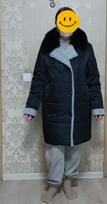 Пальто женское черное