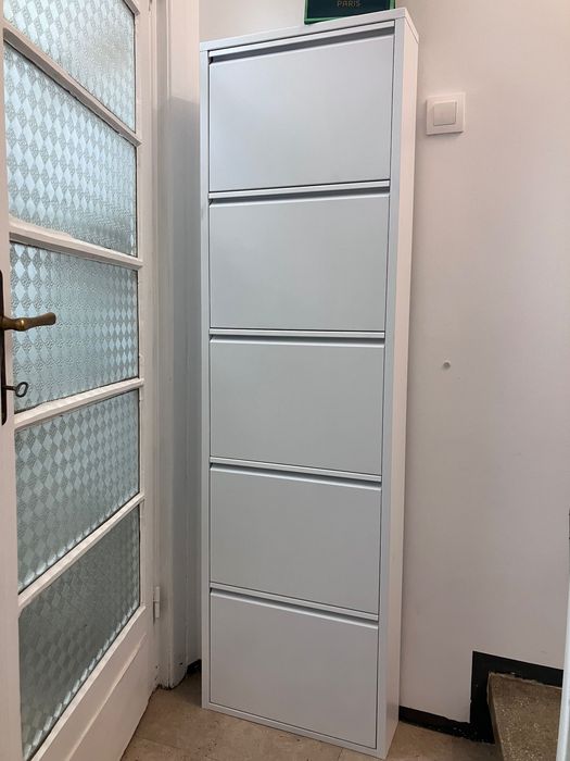 Pantofar alb din otel carbon