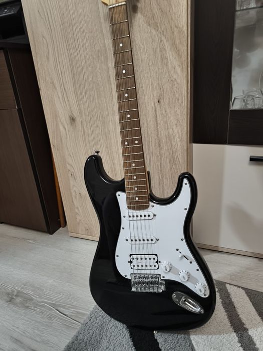 Черна електрическа китара RIDER-STD-S 6 струни TB