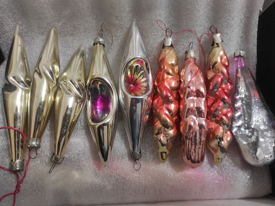 Игрушки ёлочные советской эпохи