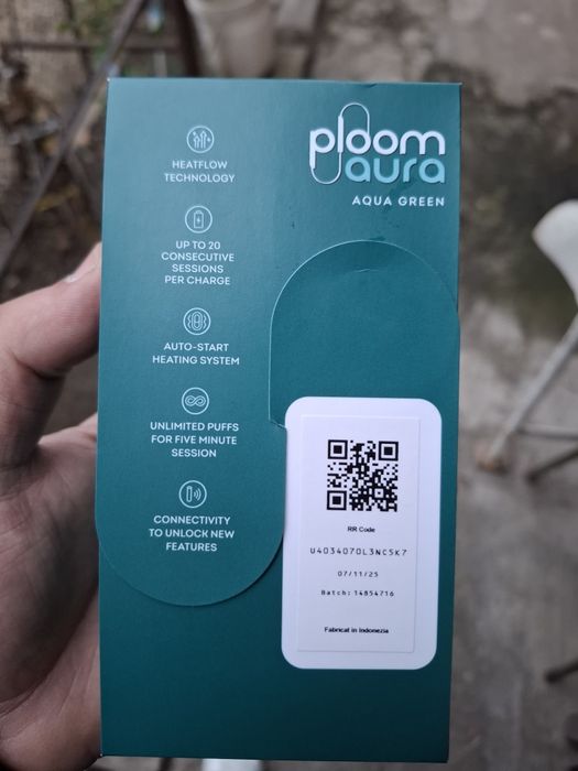Ploom aura aqua green + tigari
