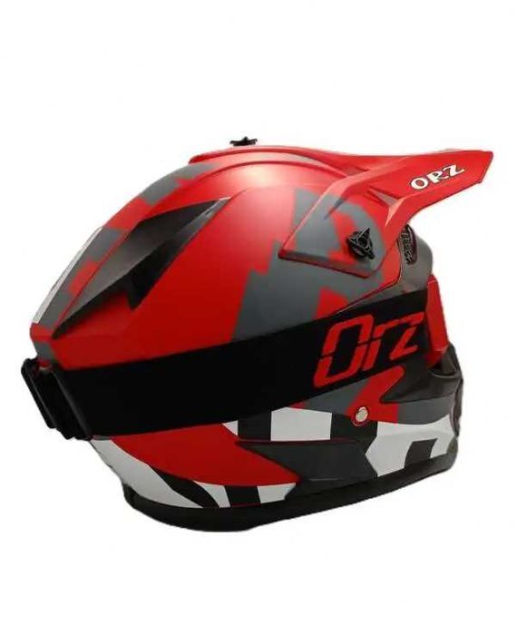 Каска атв крос и очила комплект ORZ