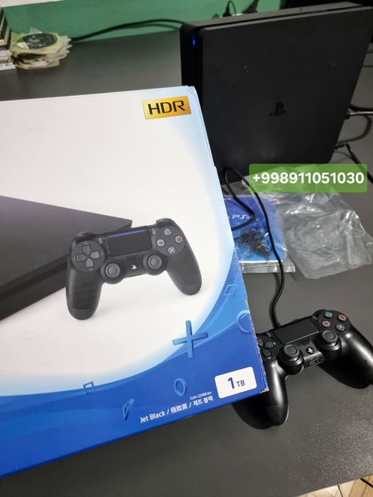 PlayStation 4 slim 1 TB 3 - reviziya yangi karobka dakument
