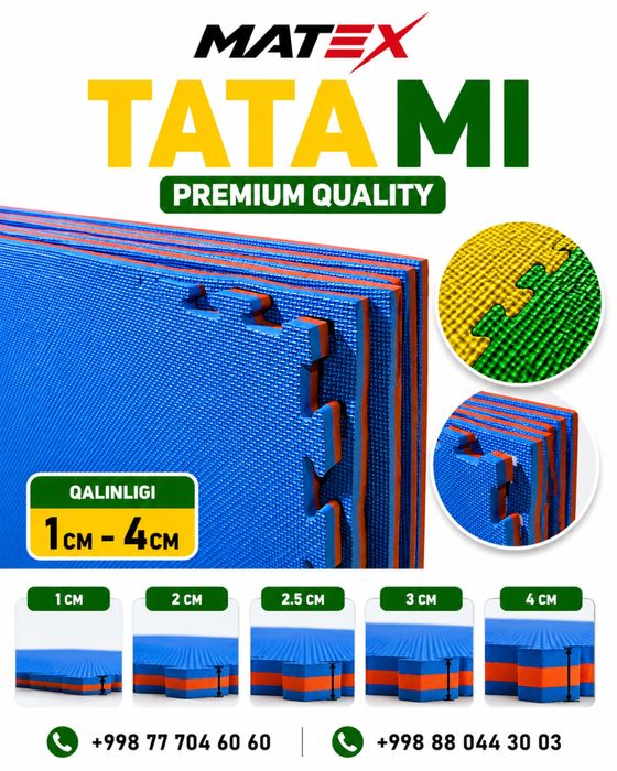 TATAMI 1 ga 1 razmer оригинал хитой даян будо мат пазл татами