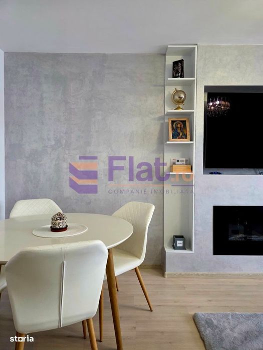 Apartament cu 2 camere de vânzare - 53 mp, complet mobilat și utilat