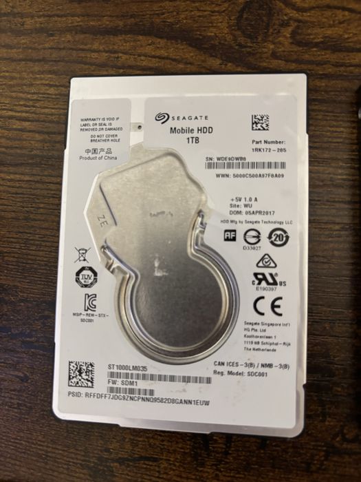 Set 3x HDD + rack extern