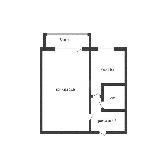 1к.32кв.4 этаж 1972г. район КСК