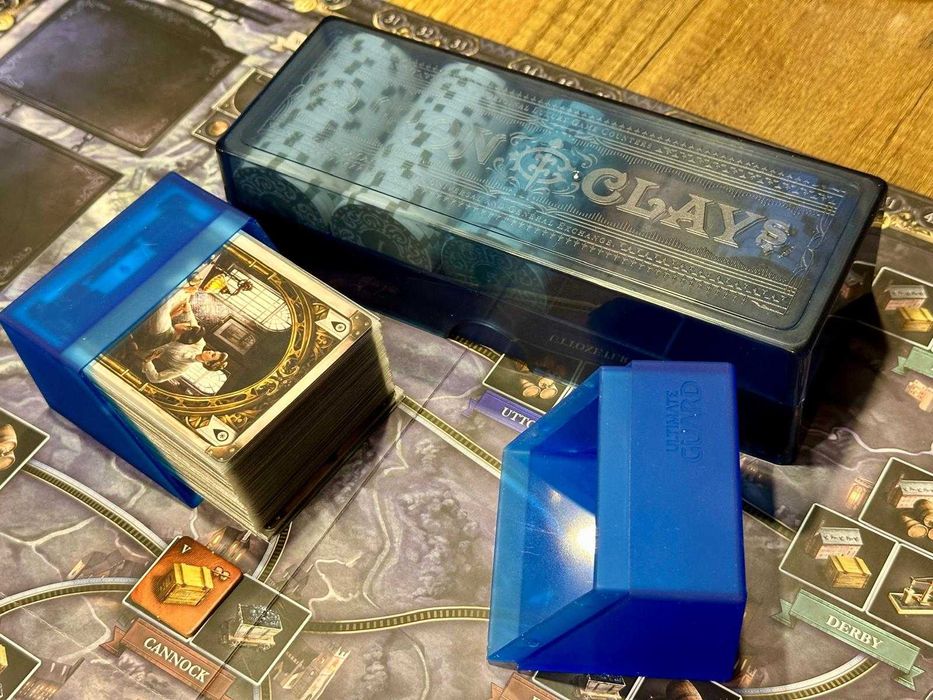 Oferta! Boardgame Brass Birmingham Deluxe + Extra Premium 3D/Metal/Box/Sleeves
