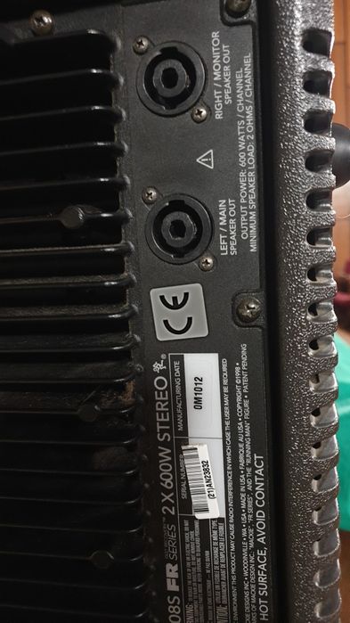 Пулт (power mixer) MACKIE 808S FR SERIES