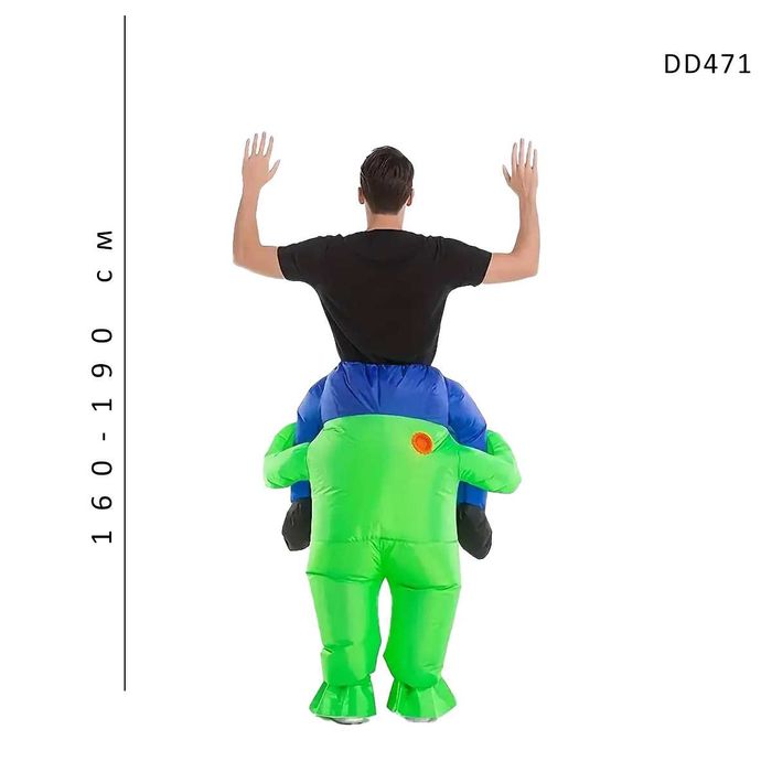 Надуваем парти костюм Извънземно деца възрастни аниматор облекло
