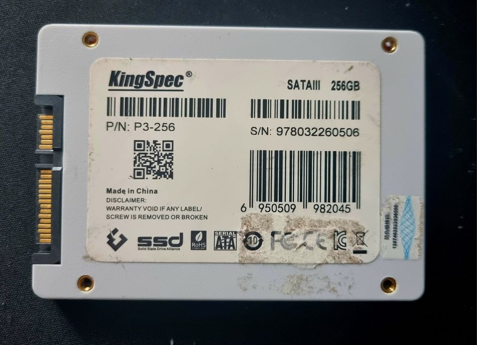 SSD KingSpec Sata 256gb