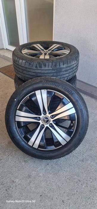 Jenti cu anvelope BRIDGESTONE vara 17 (aproape noi)Mercedes cu sensori