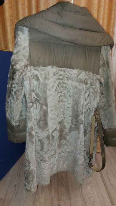 Шуба натуральная коза