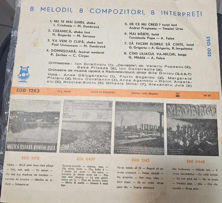 Viniluri vechi 55 toate la 250 ron