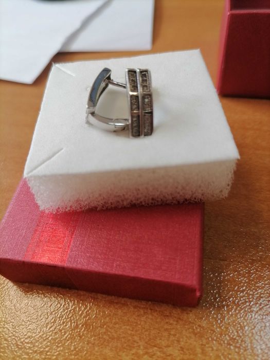 Сребърни обеци проба 925