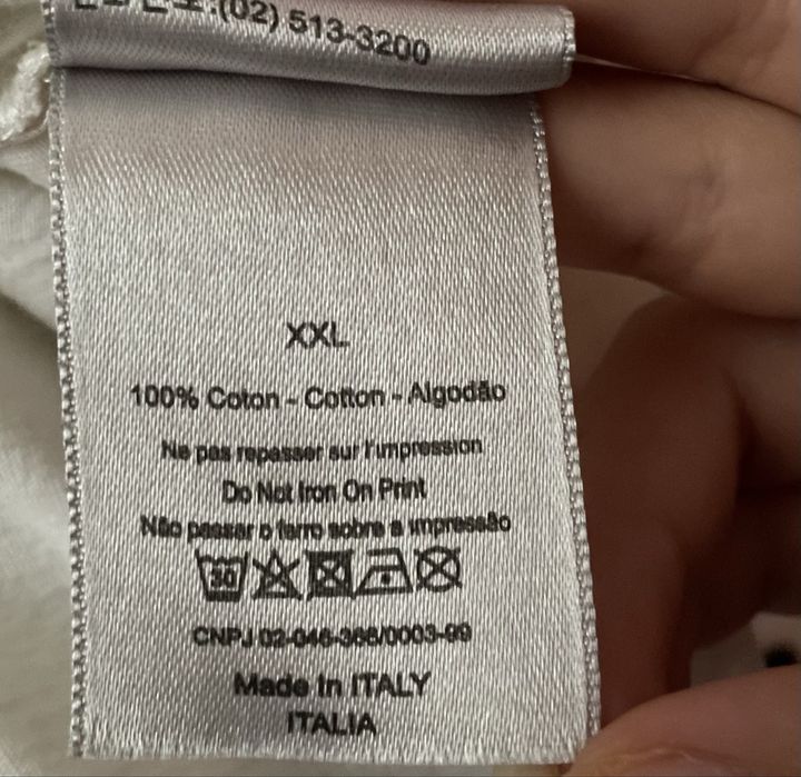 Tricou Christian Dior Atelier „3, Rue de Marignan Paris” XXL