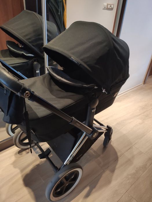 Cybex Priam пълен комплект шаси, зимен и летен кош + кош за автомобил
