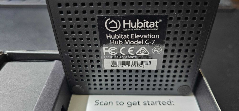 Hub Smart Home, Hubitat, Elevation C-7, Zigbee Z-Wave